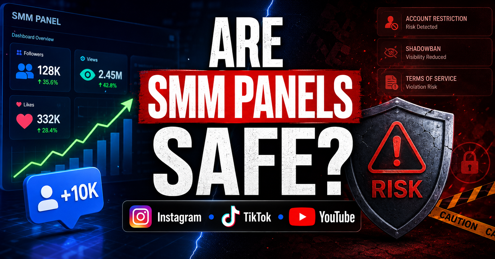 Are SMM Panels Safe for Instagram, TikTok, and YouTube?